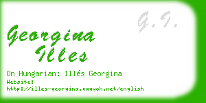 georgina illes business card