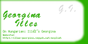 georgina illes business card